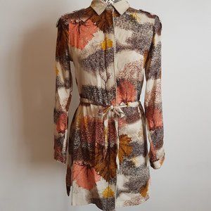 Vera Moda Leaf Print Mini Dress